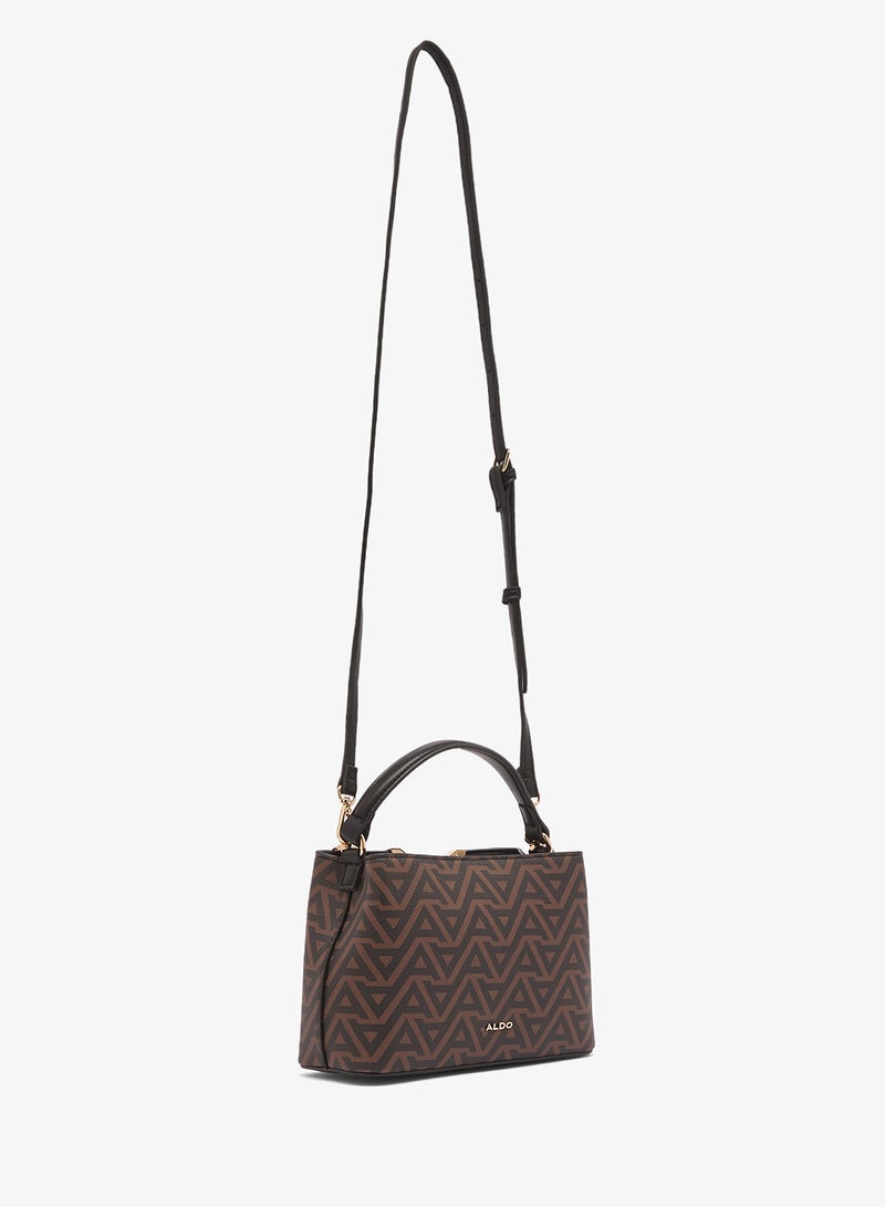 ALDO VALENTYA Printed Textured Top Handle Bag - Image 2